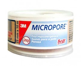 Micropore cor da pele 25mm x 10m