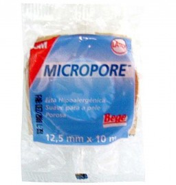Micropore cor da pele 12,5mm x 10m