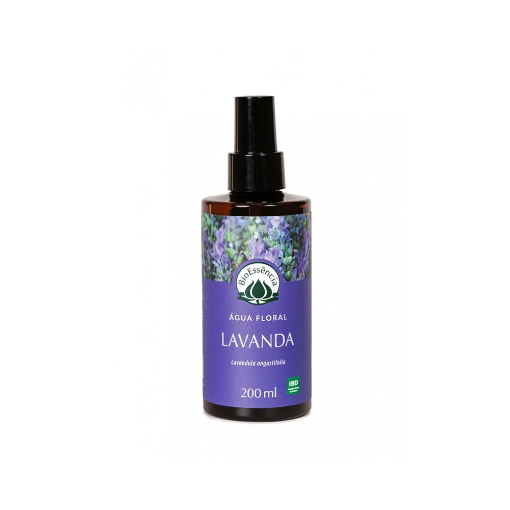 Agua Floral Hidrolato de Lavanda 220ml BioEssencia