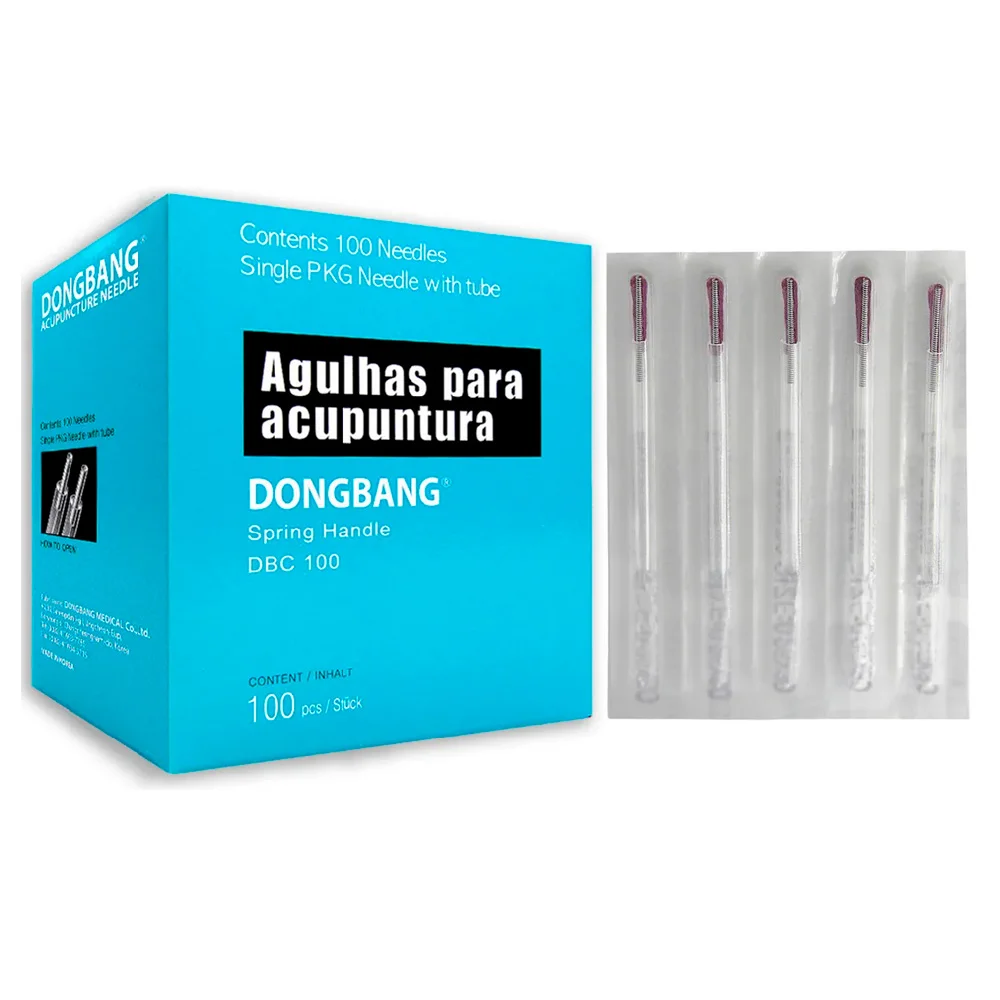Agulha Sistêmica Coreana Dongbang ind. 0,25x30 c/ 100