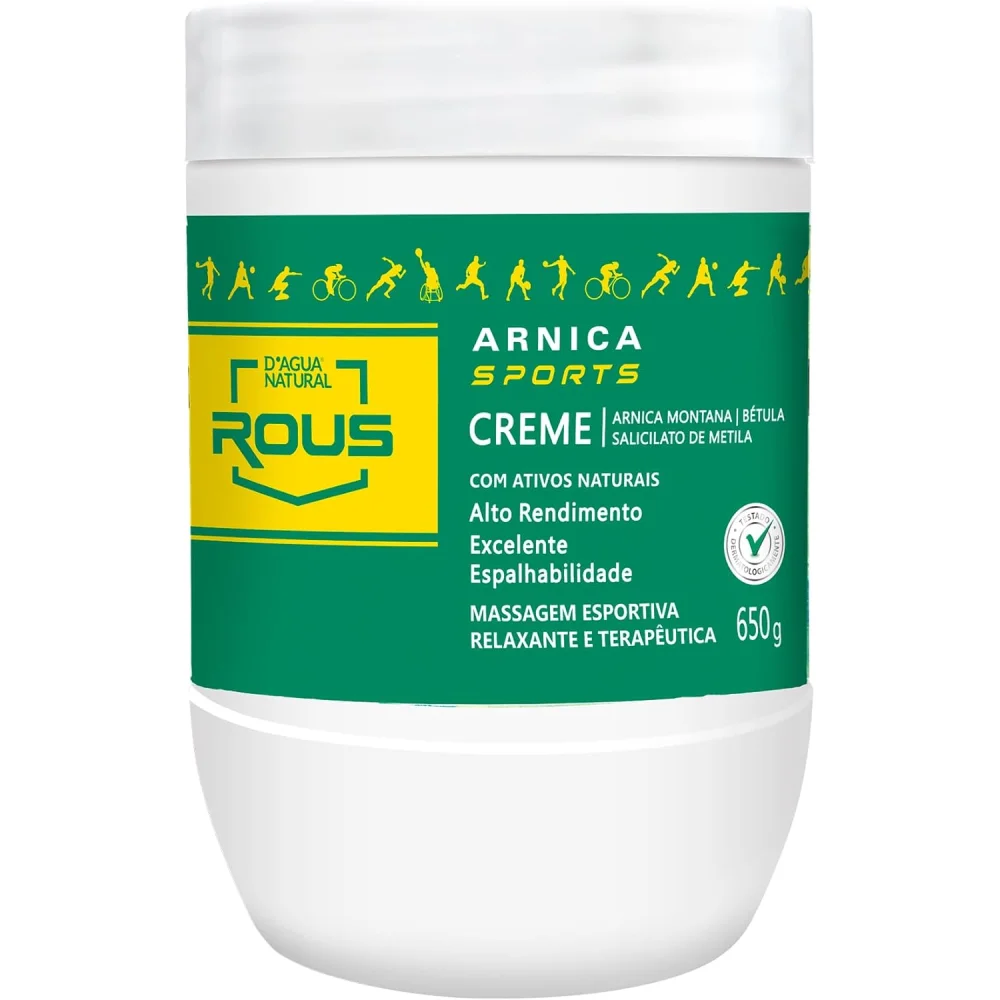 Creme massagem Dágua Natural Bétula,Arnica e Salicilato de metila 650grs
