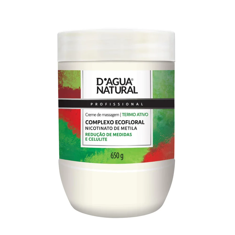 Gel Termo Ativo Ecofloral com Nicotinato de Metila 750grs D'água Natural